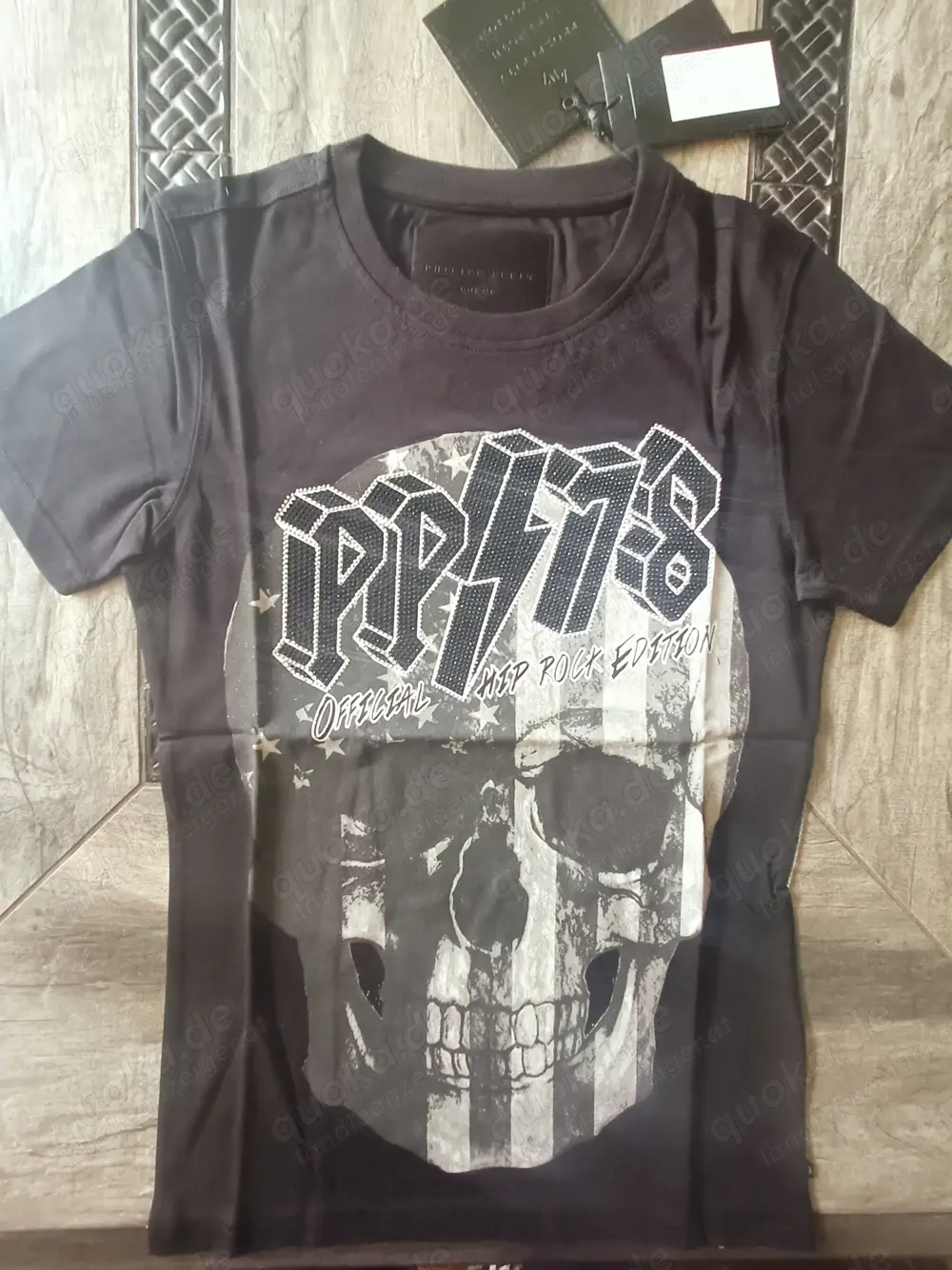 Philipp Plein Men T Shirt again in black - Größe S & XXL - brand new 100 % original with all tags
