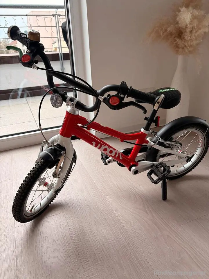 Woom 2 Kinderfahrrad 14 Zoll Rot 