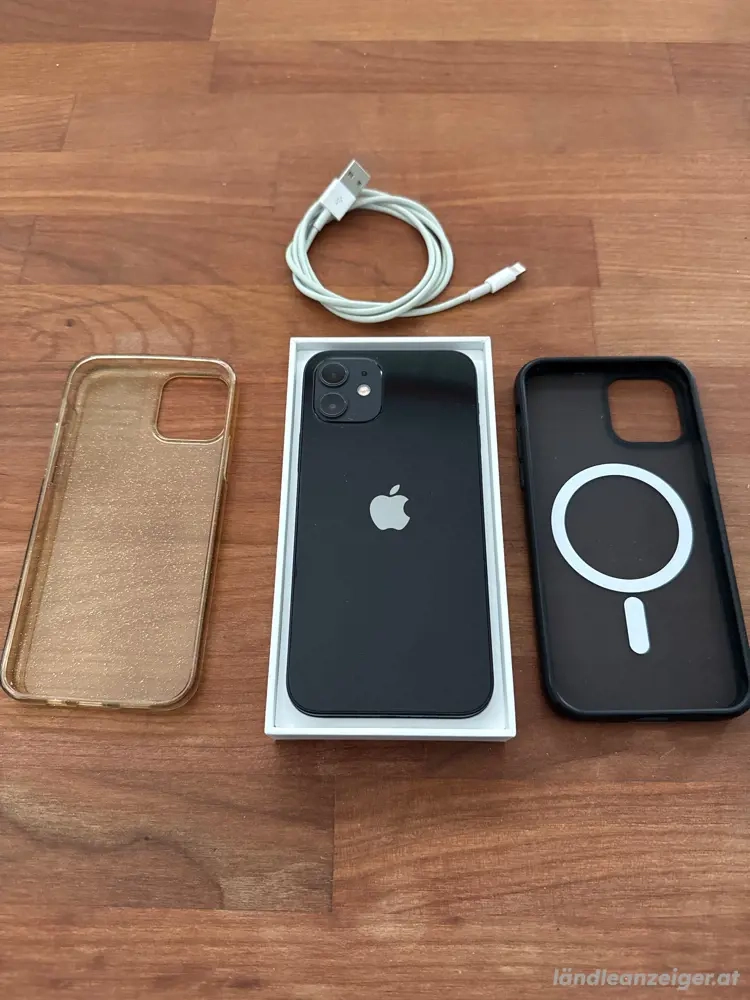 iPhone 12, schwarz, 64GB, Akku top!