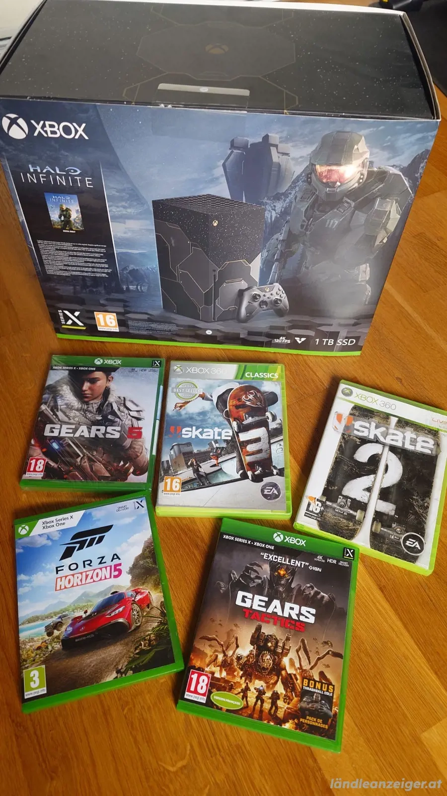 Xbox serie X Konsole mit 5 spielen 