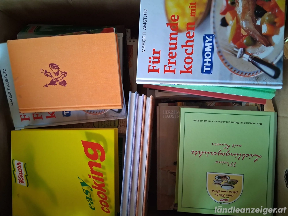 verschiedene Koch und Backbücher