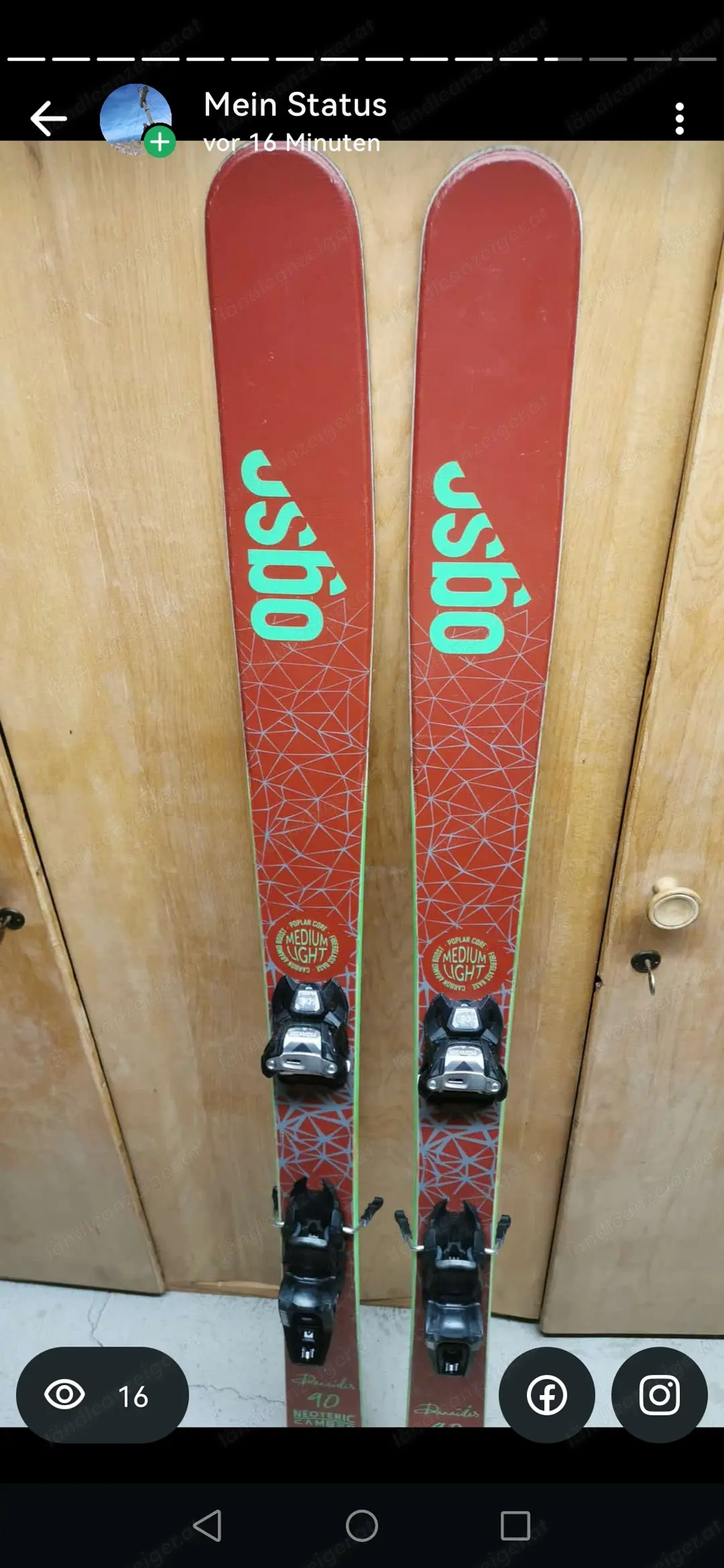 Ogsa AllMountain Ski 160cm