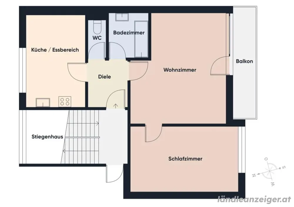 2-Zimmer-Wohnung 