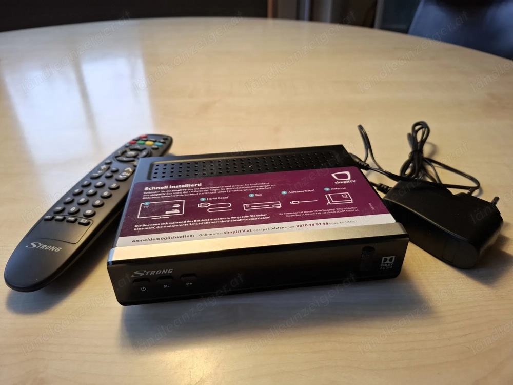 Strong SRT 8506 DVB-T2 HD Receiver für ORF