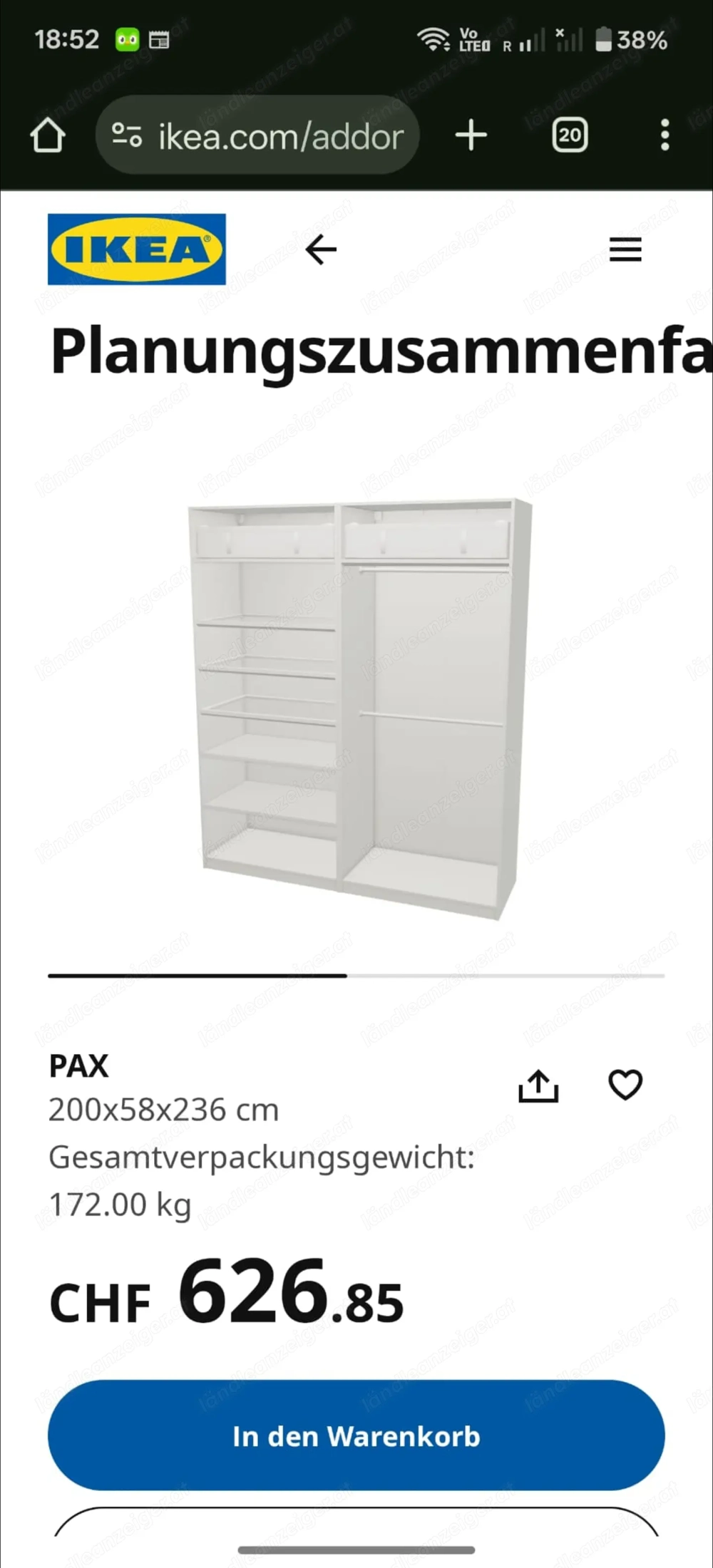 Ikea Pax Kleiderschrank 
