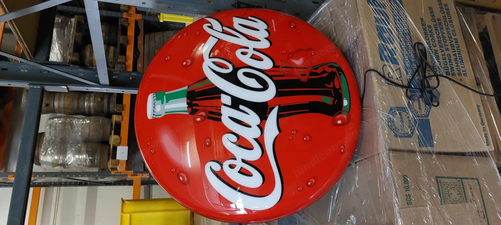 Coca Cola Werbeschild 60cm alt