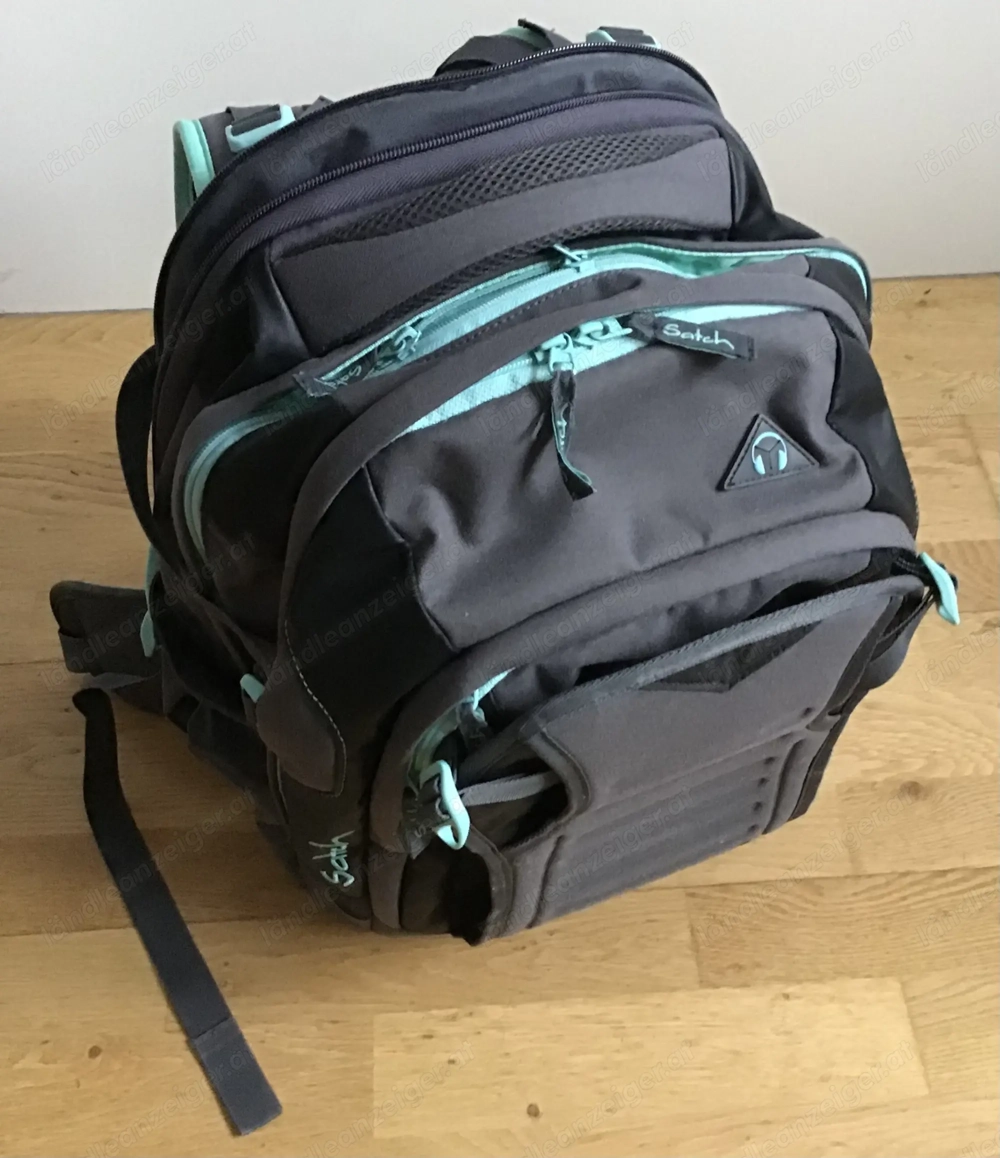 Schulrucksack, Schultasche Satch-Match Mint-Phantom