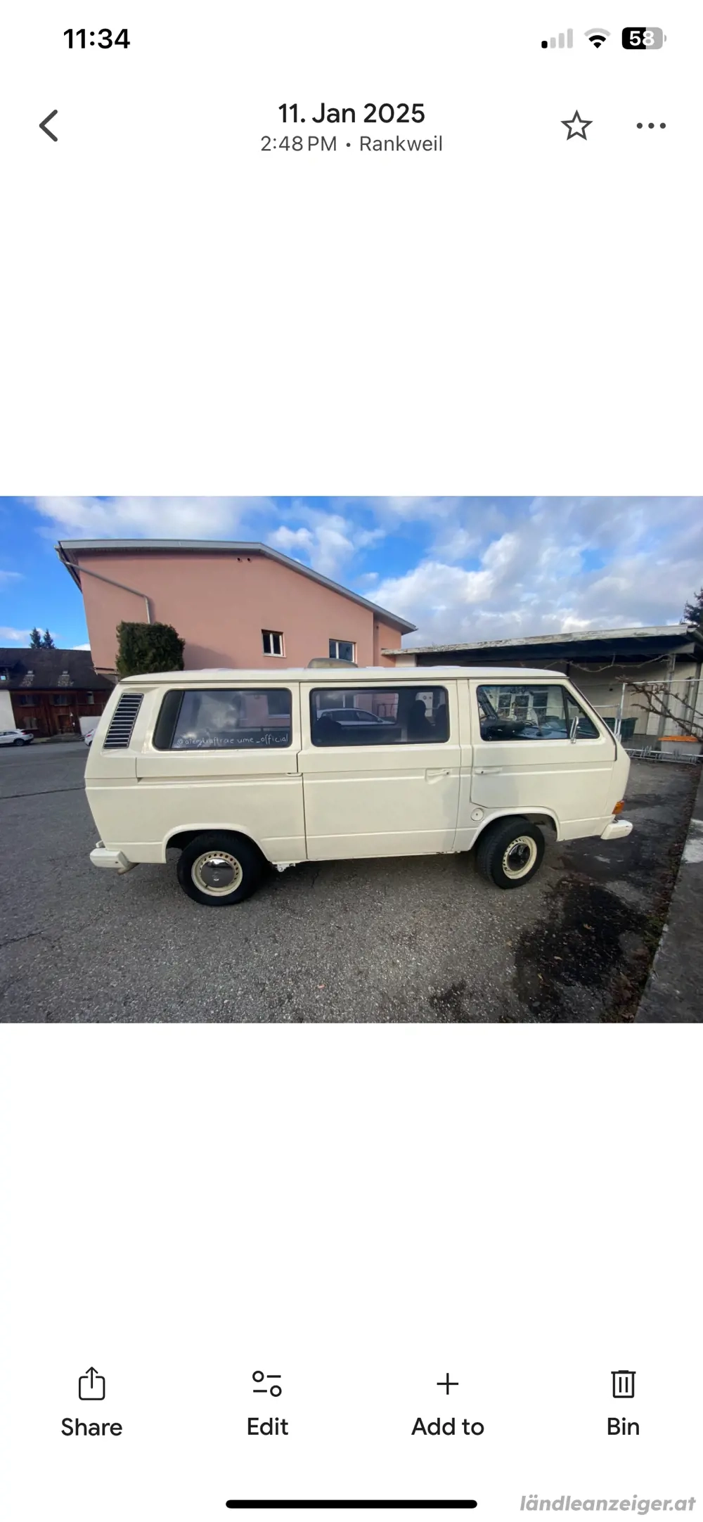 VW T3 Bus an Bastler