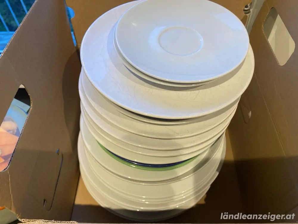 Geschirr zu verschenken