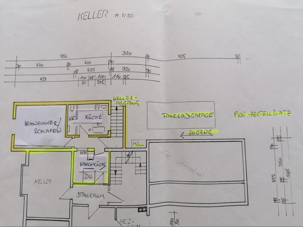 Wohnung klein (Souterrain) in Meiningen zu vermieten