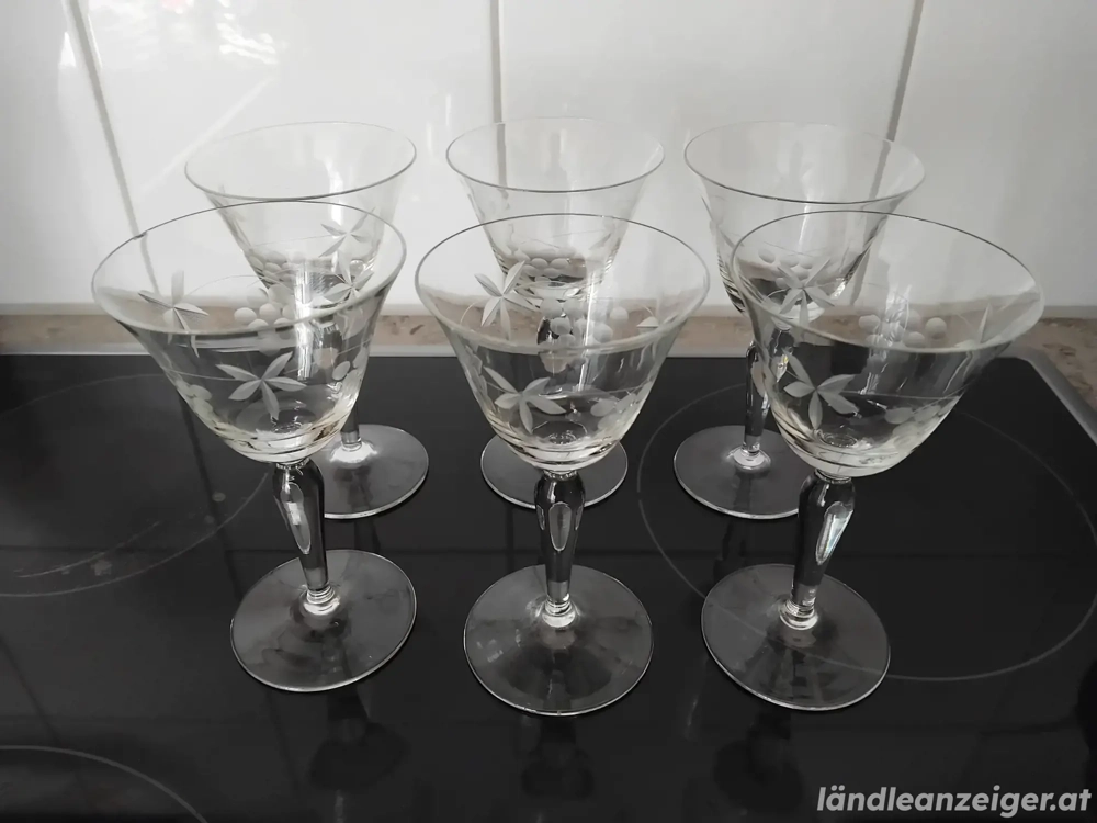 Weingläser 50iger Jahre