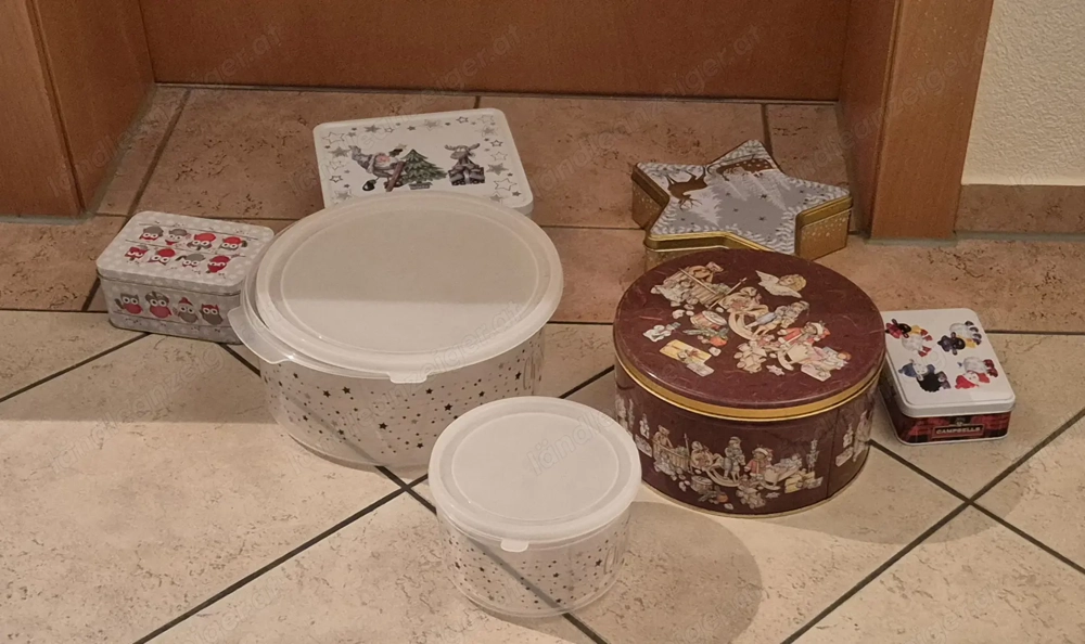 Keksdosen mit Muster