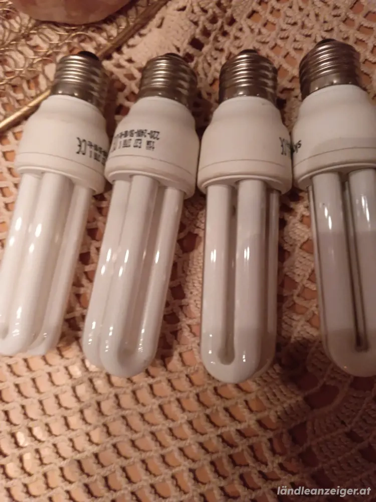 4 lange Led Birnen E27 11 Watt