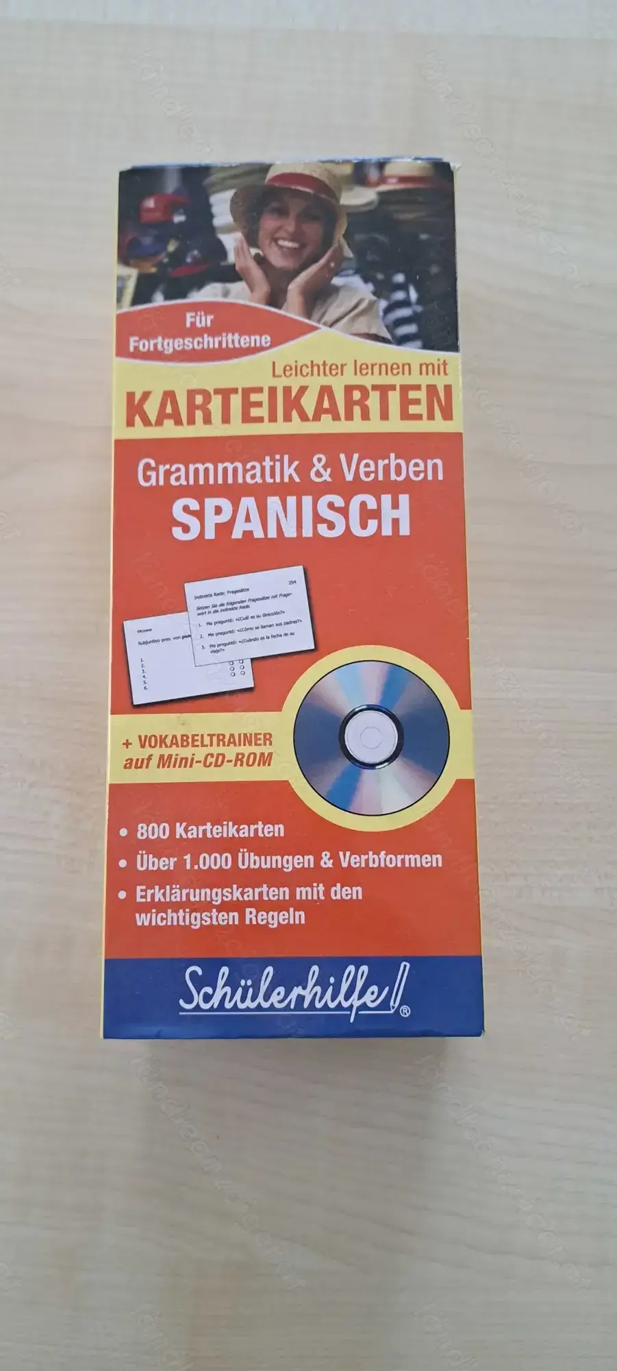 Karteikarten zum Spanisch lernen