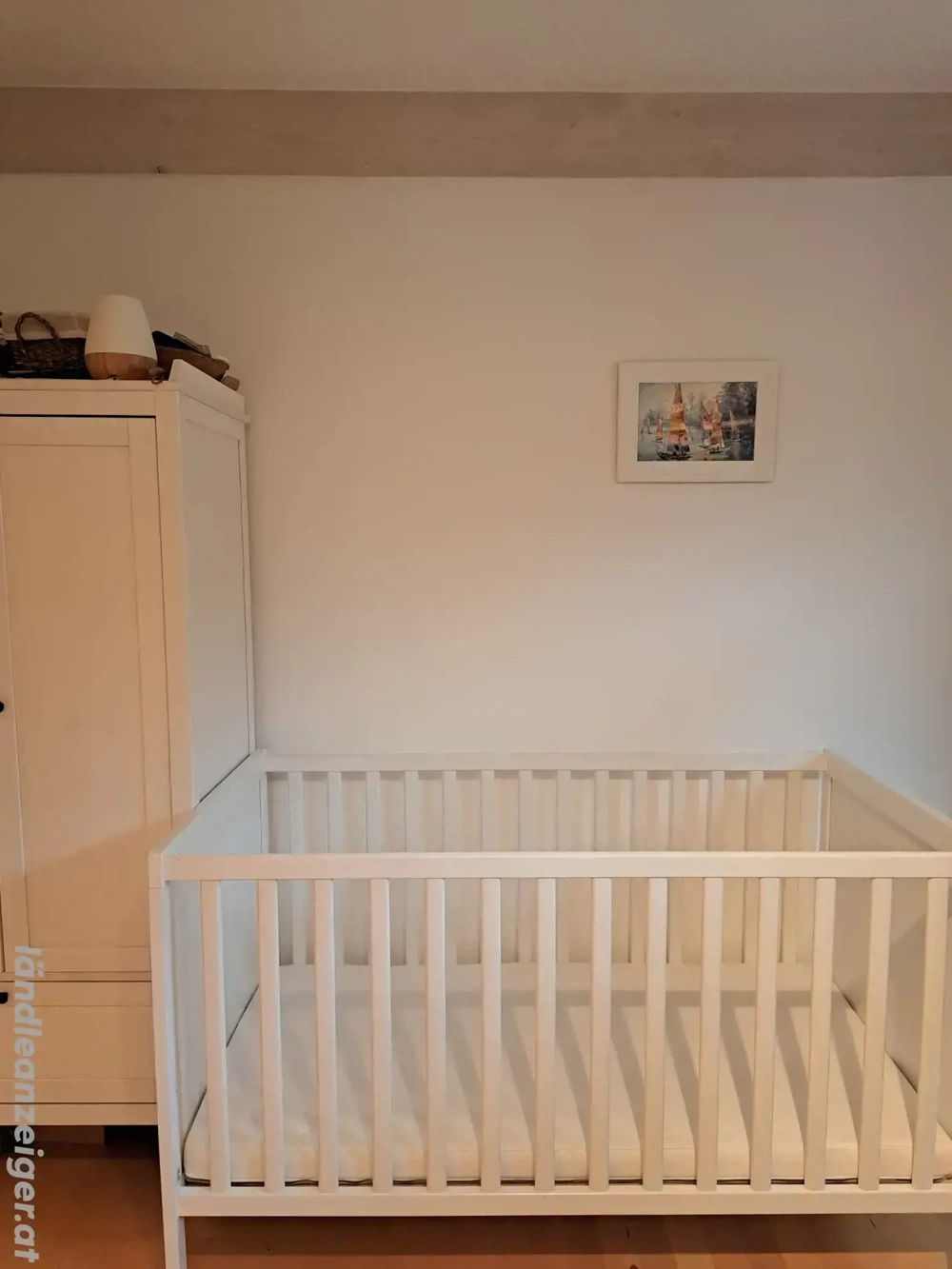 IKEA SUNDVIK Babybett + Schaummatratze