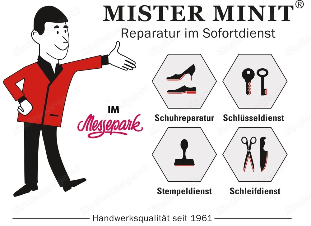 Mister Minit Messepark Schlüsseldienst und Schuh Reperatur