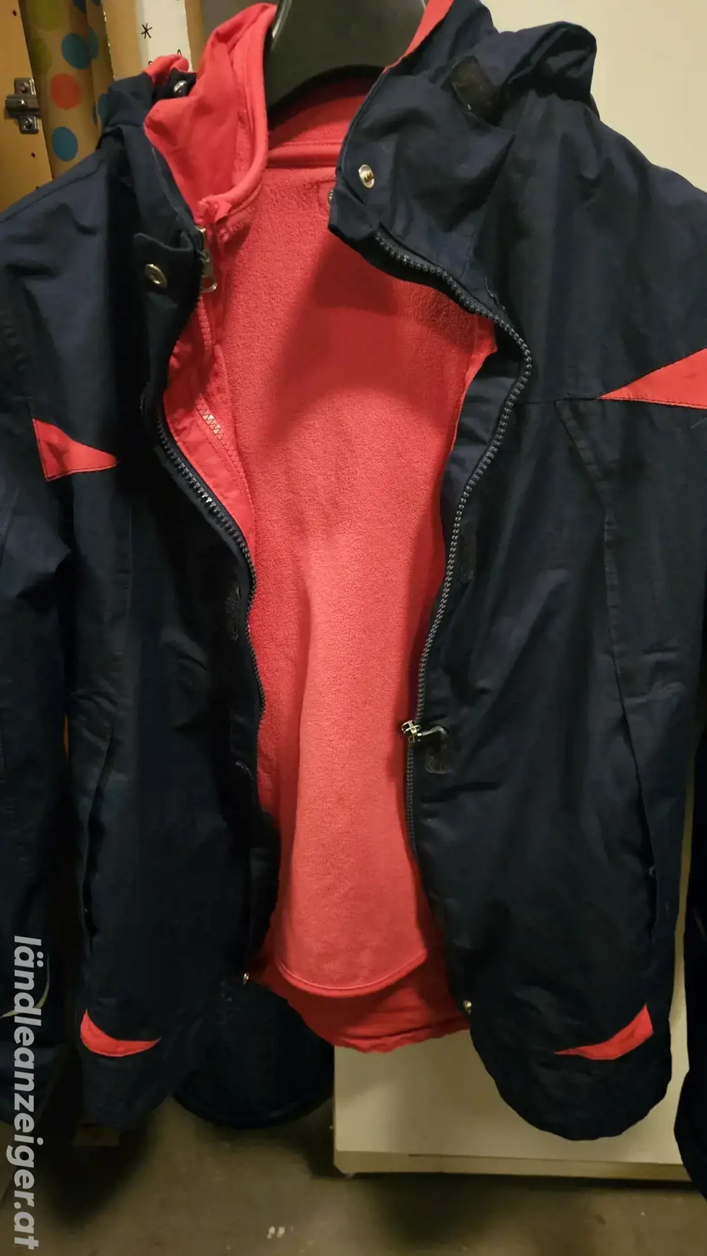 Regenjacke mit Fleecejacke Mädchen