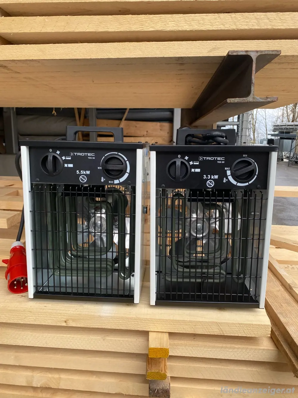 Heizlüfter   Elektroheizgerät zu vermieten