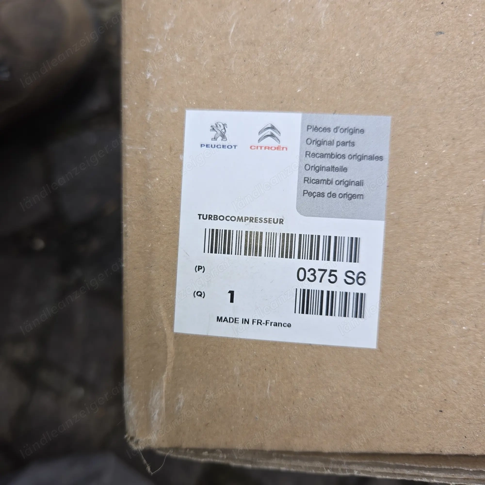 Turbo Kompressor Citreon   Renault NEU