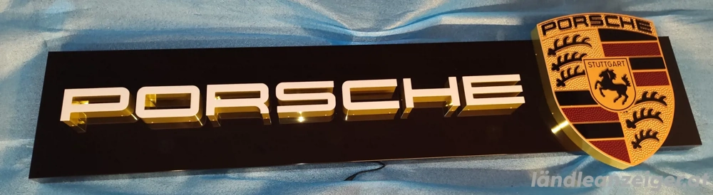 Porsche Leuchtreklame 