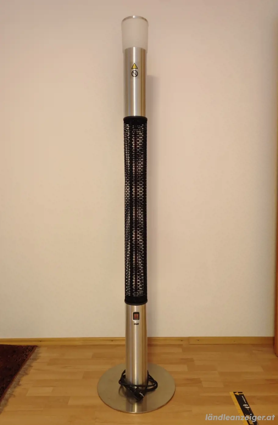 EWT Infrarotheizstahler Clima 801 LS, 1500W, 360 , LED-Beleuchtung, IP55, Silber