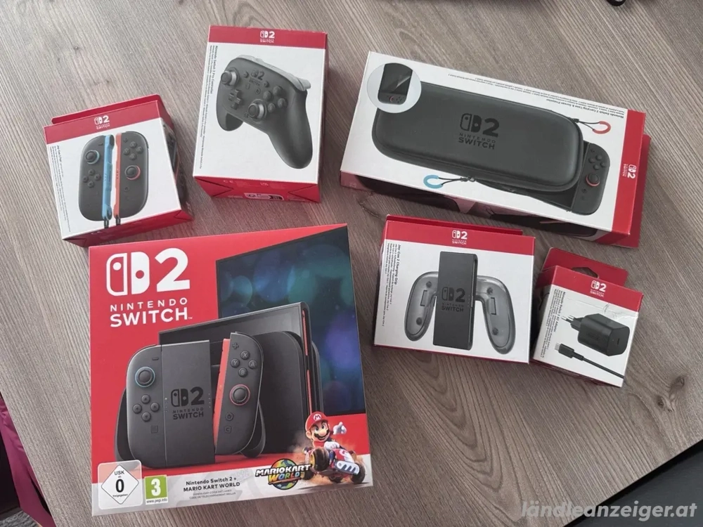 Nintendo Switch 2 konsole Mario kart World bundle mega set Neu top 