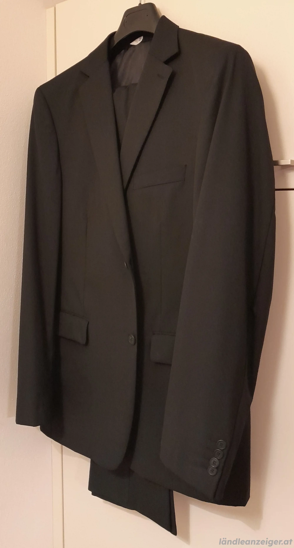 Herrenanzug schwarz, Gr. 54