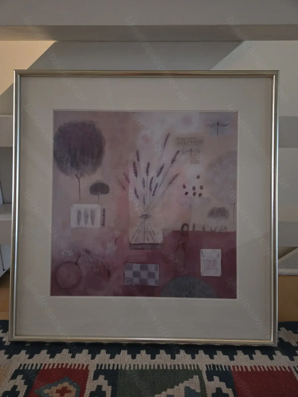 Bild mit Silberrahmen 2Stk.