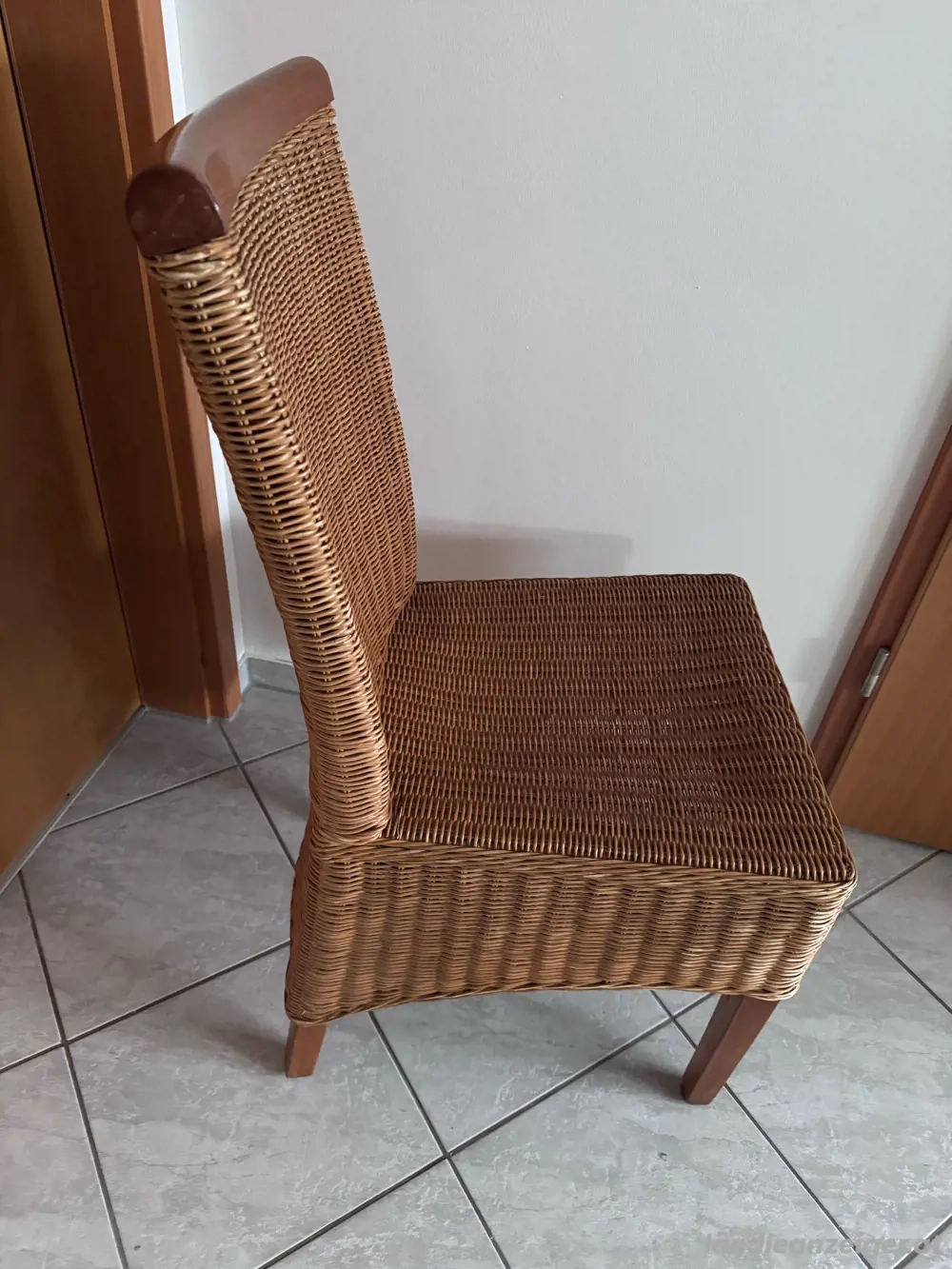 Stühle, Esszimmerstühle, Korbstuhl, geflochtener Stuhl