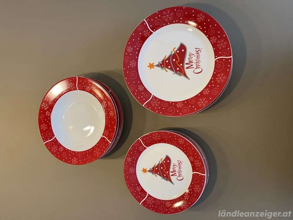 Weihnachtsteller Set
