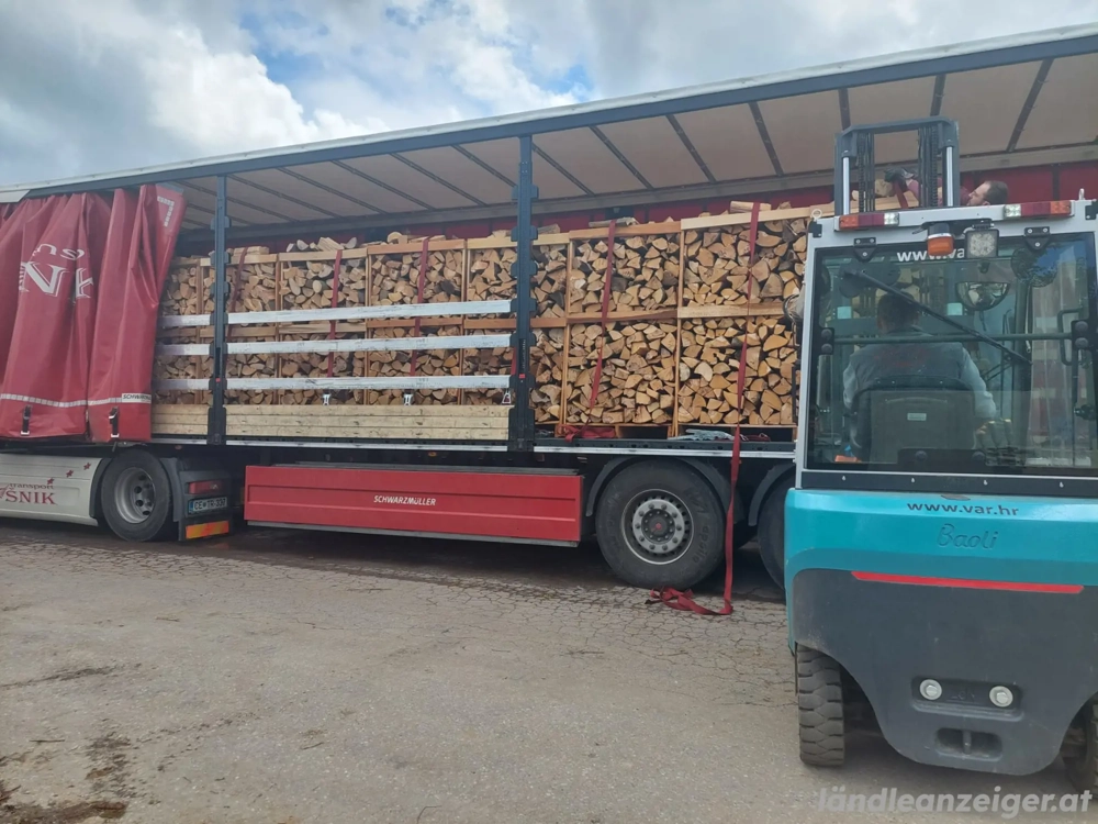 Trockenes Brennholz und von Qualität