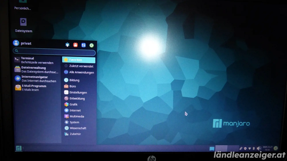 HP ProBook 455 G2 - AMD A6 PRO-7050B 2.20 GHz - 8GB RAM - SSD 250GB mit  Manjaro Linux !
