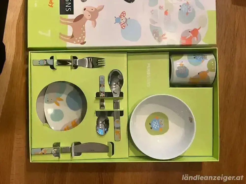 Kinderbesteck One Woody 7 teilig