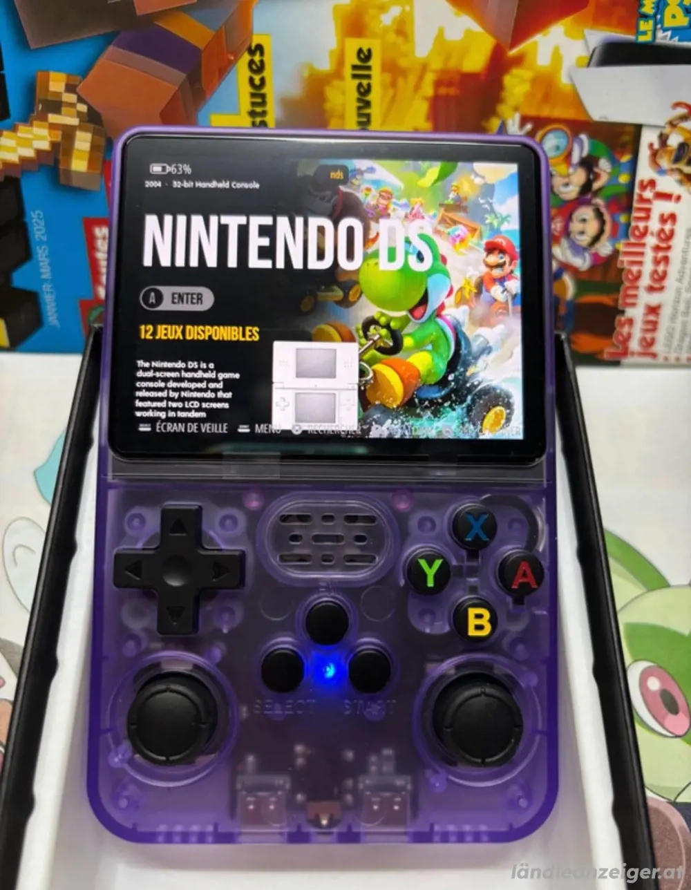 R36S Retro Handheld Spielkonsole   64GB + über 1500 Spiele