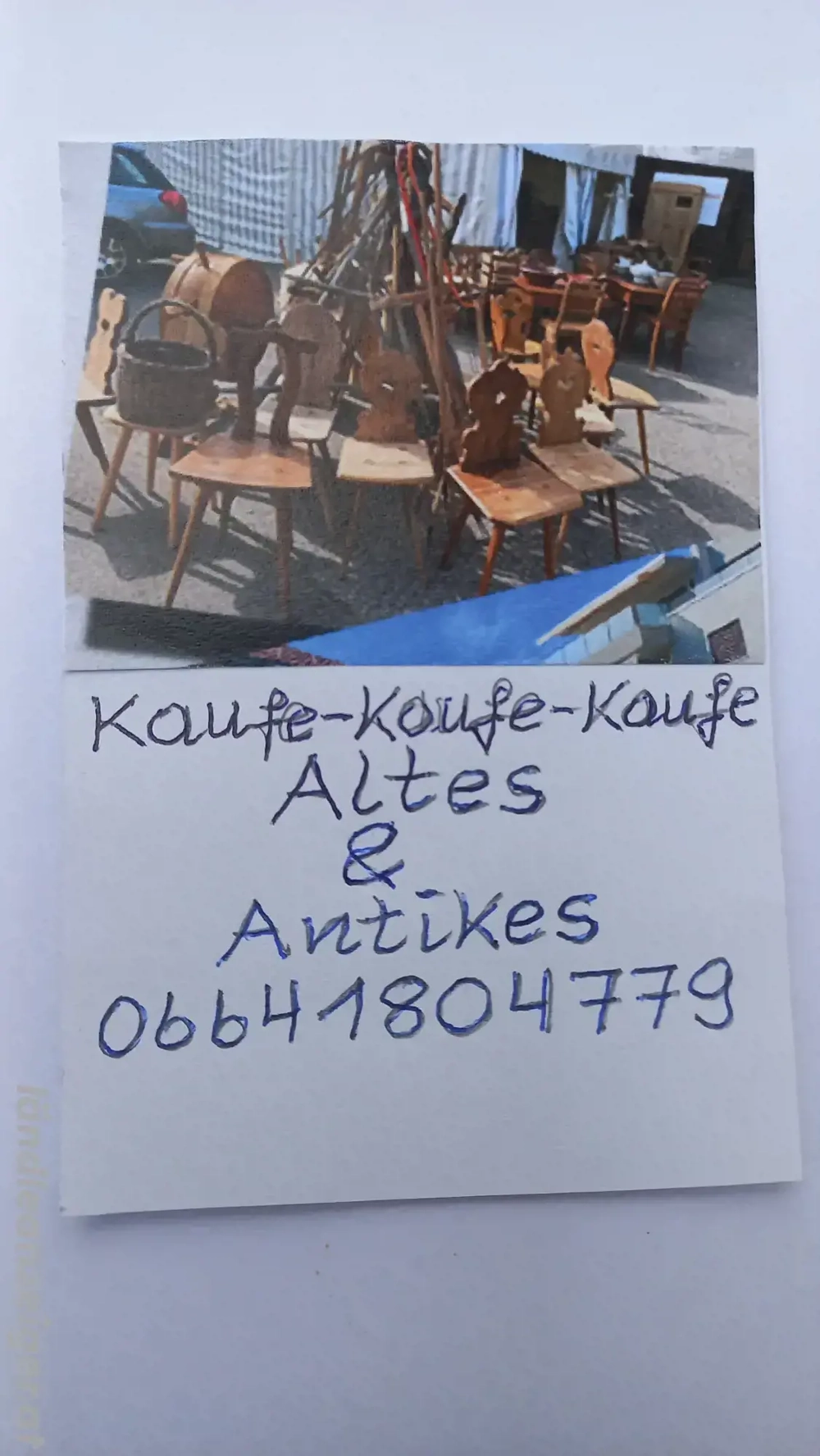 Altes und Antikes gesucht