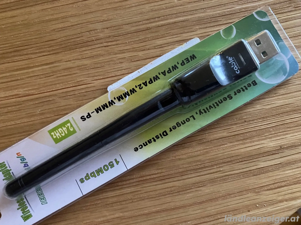 USB WLAN-Antenne für Stand-PCs, Dockingstations & Notebooks 