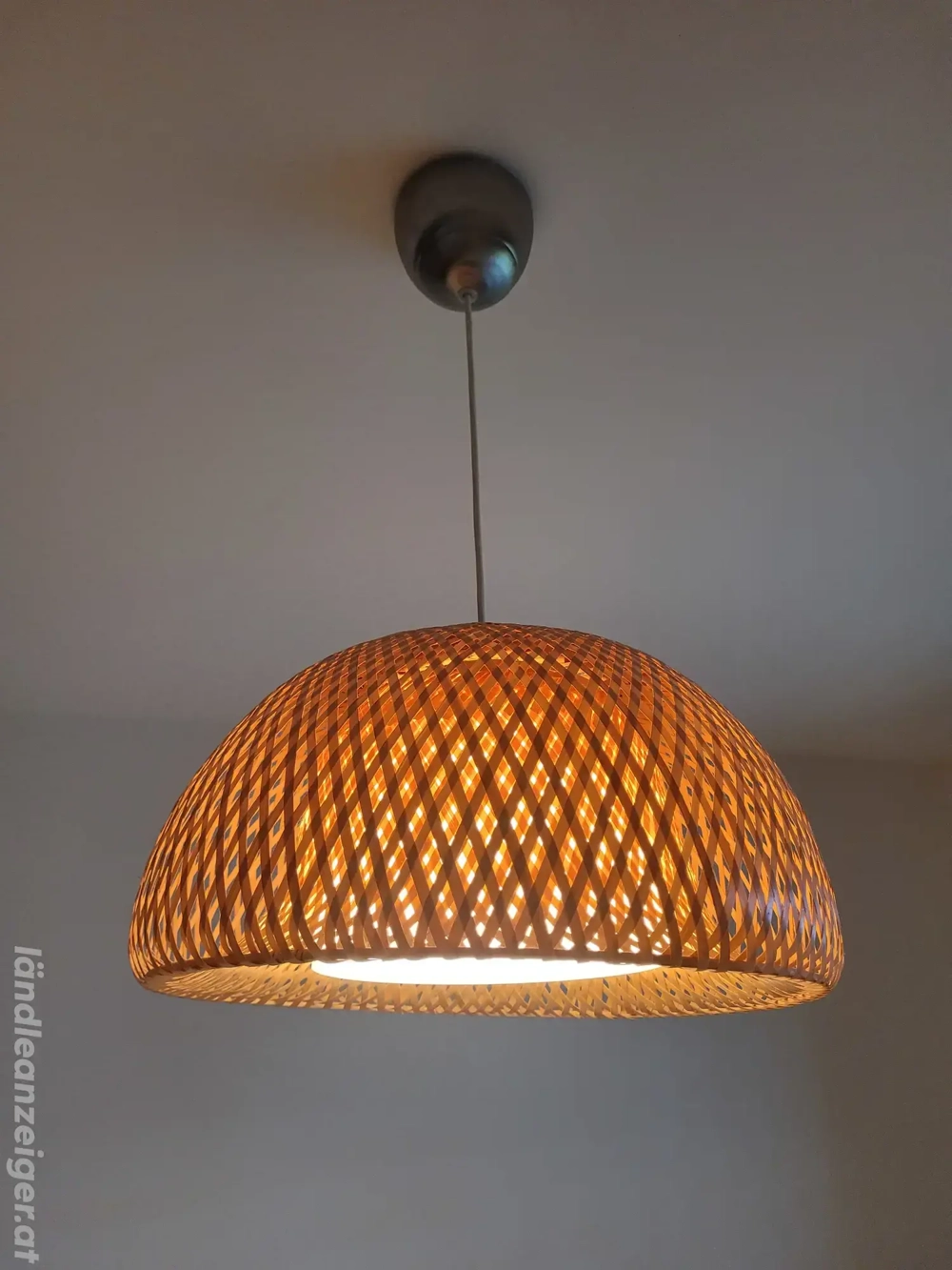 Verkaufe Hängelampe aus Bambus Ikea