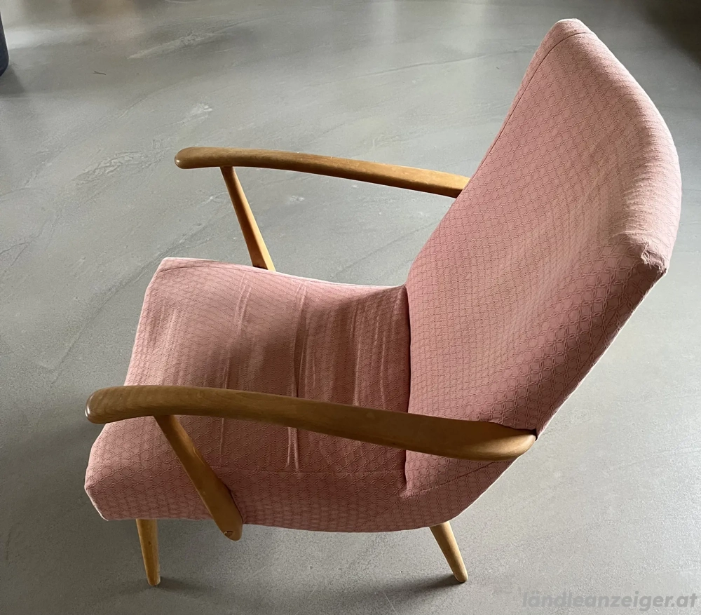 Vintage Sessel rosa