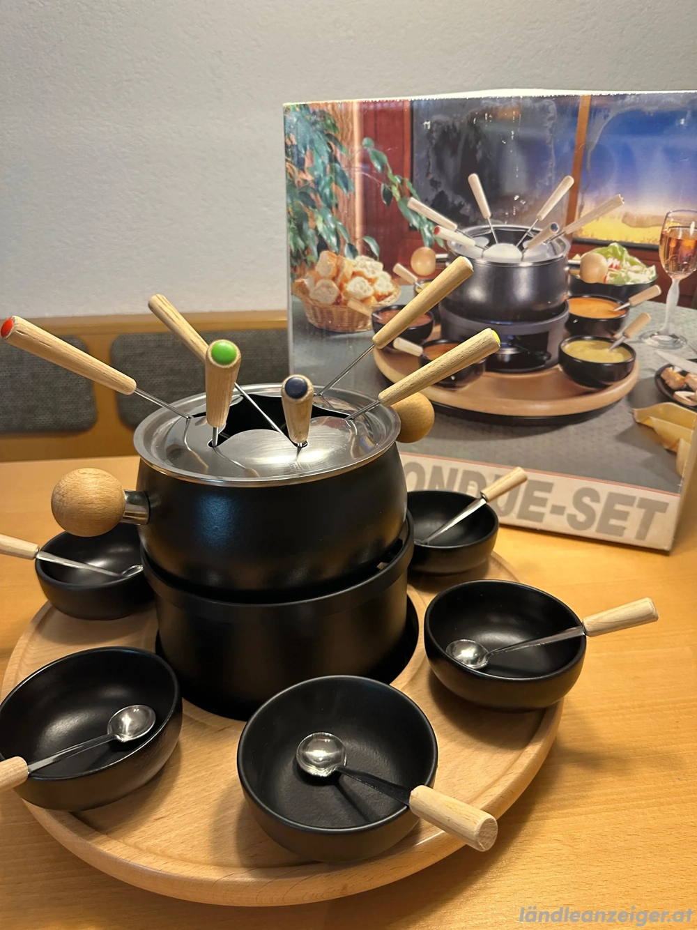 Fondue-Set 22-teilig - WIE NEU!