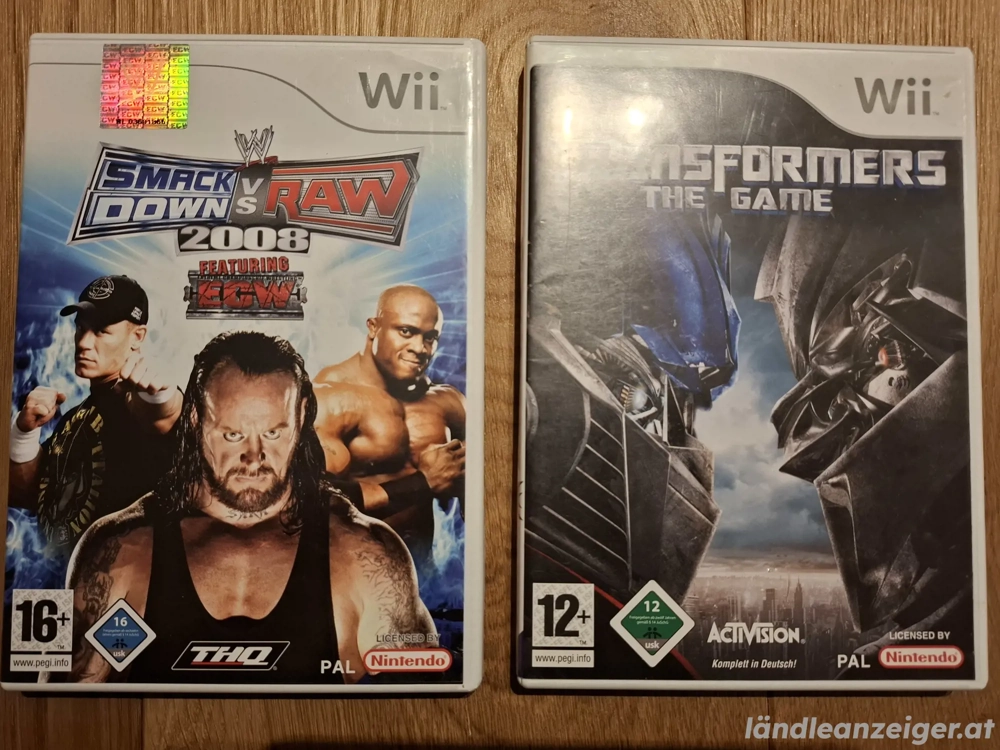 2x Nintendo Wii Spiel je 5 Euro
