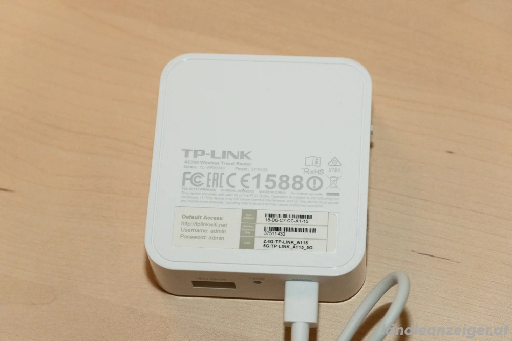 TP-Link AC750 Travel Router   kompakt & voll funktionsfähig