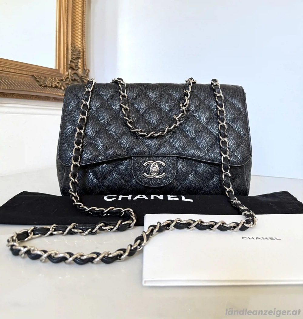 Chanel Timeless Jumbo Caviar Flap