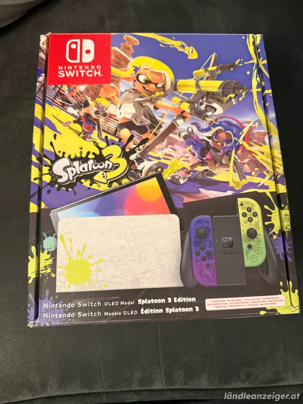 nintendo switch splatoon 3 edition wie neu 