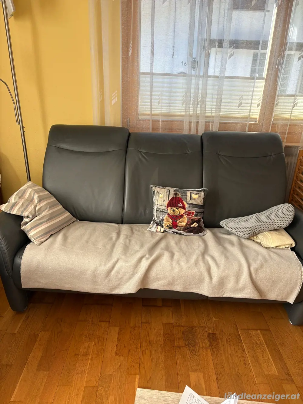 Ledercouch und Ledersessel