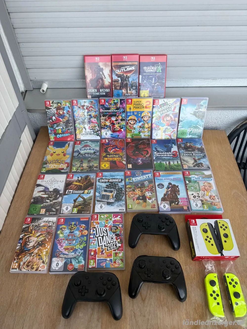 nintendo switch 2u1 spiele plus zubehör