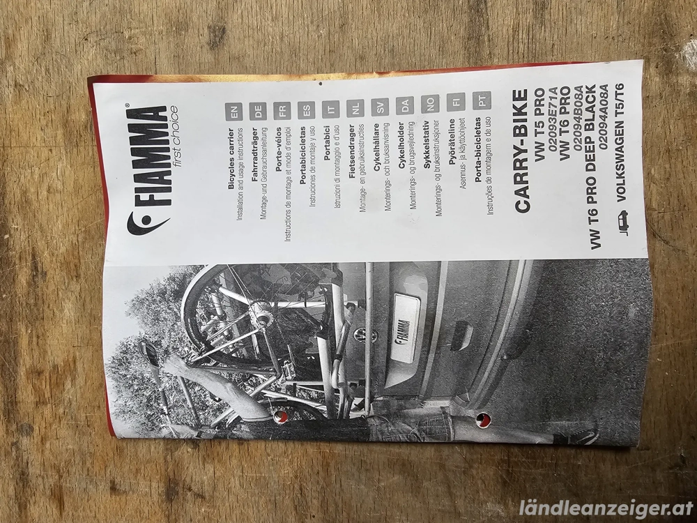 Verkaufe Fahrradträger für einen VW T5 T6