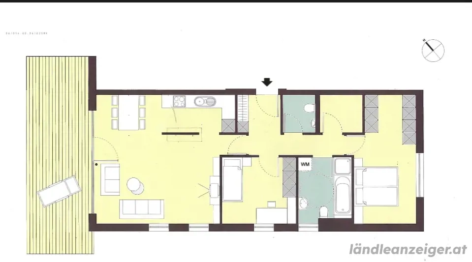 3-Zimmer-Dachgeschosswohnung in Hatlerdorf 