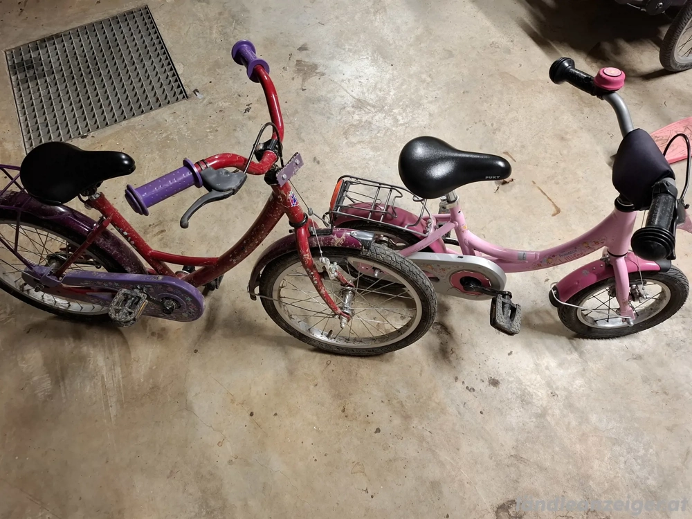 Zwei Kinderräder zu verschenken 