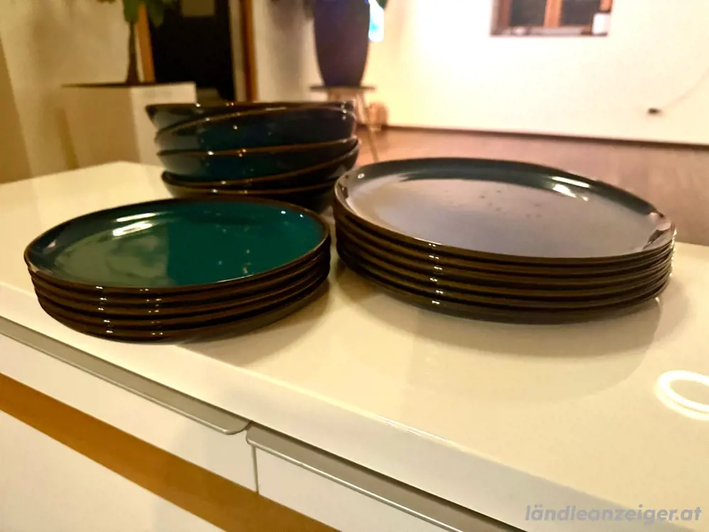 Tellerset grün
