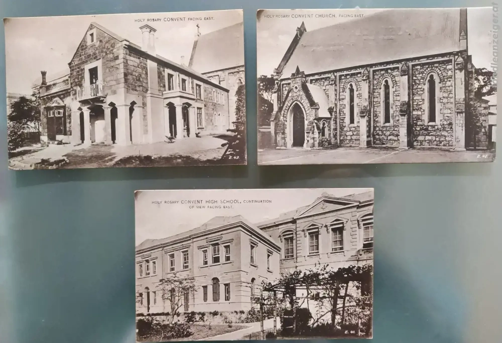 Vintage Postkarten Johannesburg, selten,  "Holy Rosary Convent"